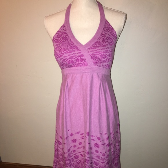 Athleta Dresses & Skirts - Athleta Pack Everywhere Purple Halter Dress Size M